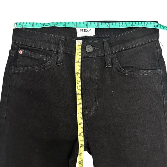 HUDSON Jeans Rosalie High-Rise Wide Leg Ankle Black Women Size 25 $215 MSRP - Picture 6 of 12